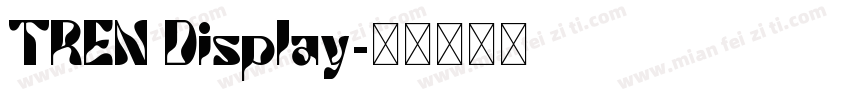 TREN Display字体转换
